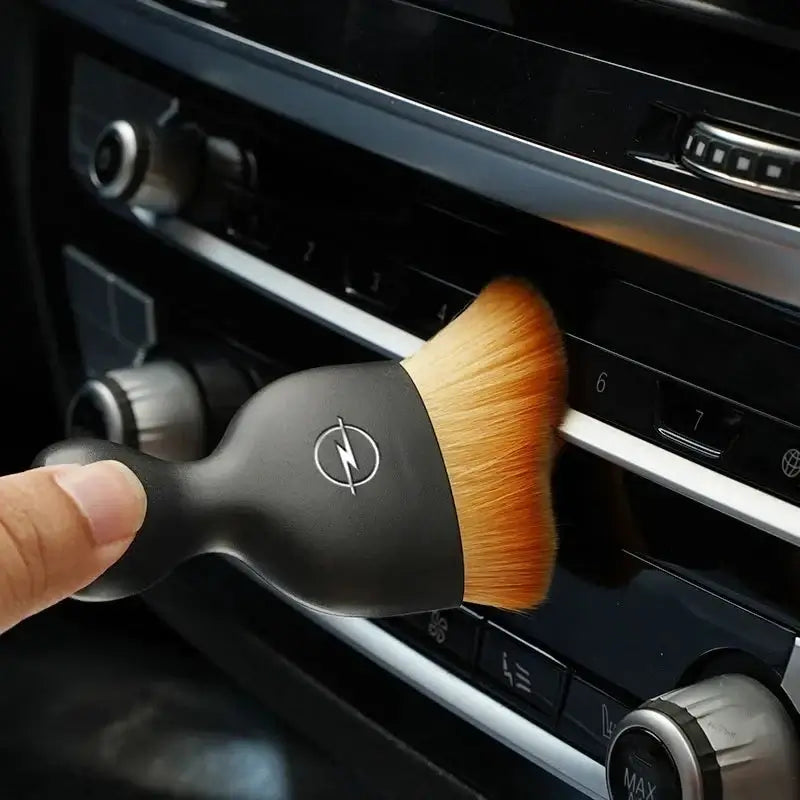 Car Interior Dust Brush with Soft Nanofibre Bristles