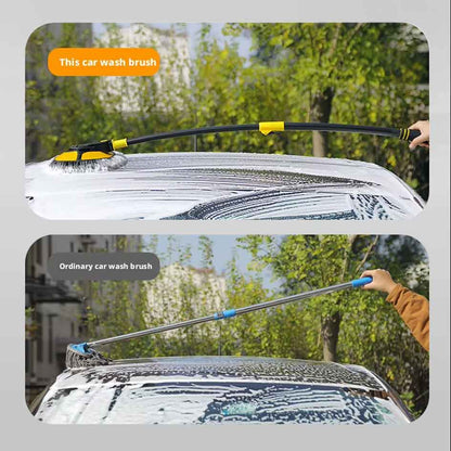 Curved Car Cleaning Brush With Telescopic Handle