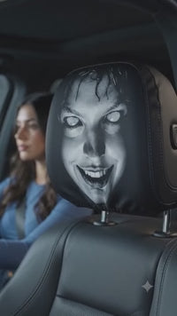 Ghost Face Headrest Covers for Cars