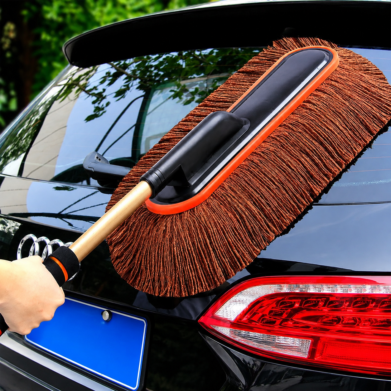 Car Dust Duster, Car Cleaning Tool, Car Washing Tool, Full Set of Supplies, Dust Sweeper, Car Snow Removal Wax Trailer Brush